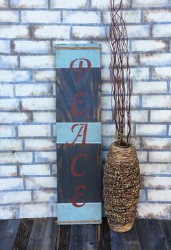 Handcrafted rustic wood signs