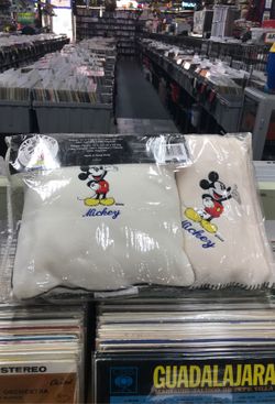 Disney Mickey & CO. Fleece Throw & Pillow - New In Package