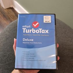 Intuit 2015 Turbotax Deluxe Federal Returns For Tax Year 2015