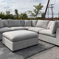Grey Clouds Sectional Modular 