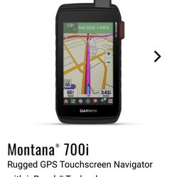 Brand New Garmin Montana 700i
