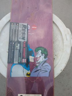 Almost x DC Comics Daewon Song "Joker Split Face" R7 Skateboard Deck (8.25")