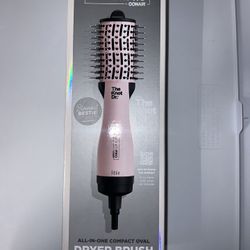 Conair Infiniti Pro The Knot Dr. All-in-One Compact Oval Dryer Brush Pink NEW