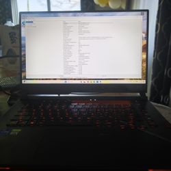 Asus Rog strix scar 15 top of the line Laptop with rtx3080ti 16gb VRAM and full retail box