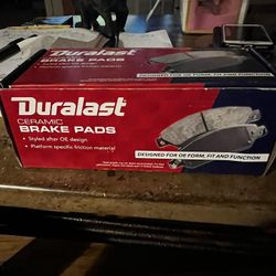 Duralast ceramic brake pads D1654