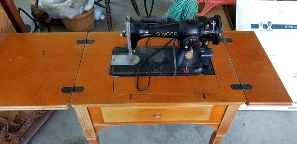 Singer Antique Sewing Machine Cabinet For Sale In Upland Ca Offerup