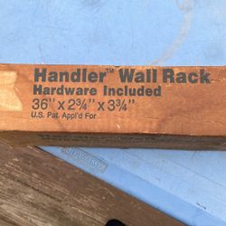 Handler Wall  Rack  36” X 2 .3/4 X3.3/4” Brand New