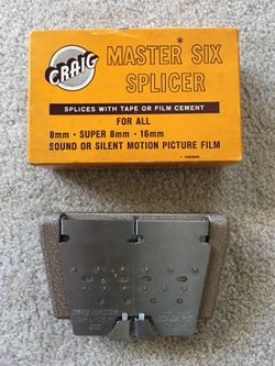 Vintage Film Splicer - Craig