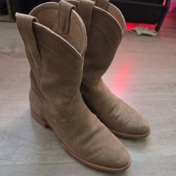 Tecova's "The Earl" - (Gravel) Suede Roper Boot