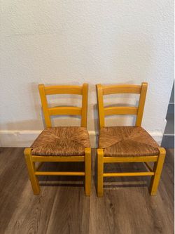 Vintage Pottery Barn Kids Chairs - Made in Italy (Pair)