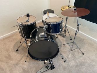 In Upland 91784. 4 piece drum set 22 12 16 14” chrome snare Sabian 16 thin crash Meinl HH PDP throne Stands $300 cash 2401 n Euclid ave Upland 91784