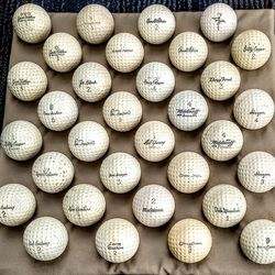 Antique/Vintage/Collectible Signature Golf Balls For Sale