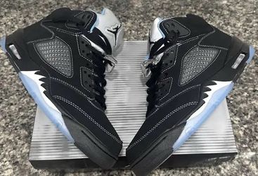 Jordan 5 black/university blue