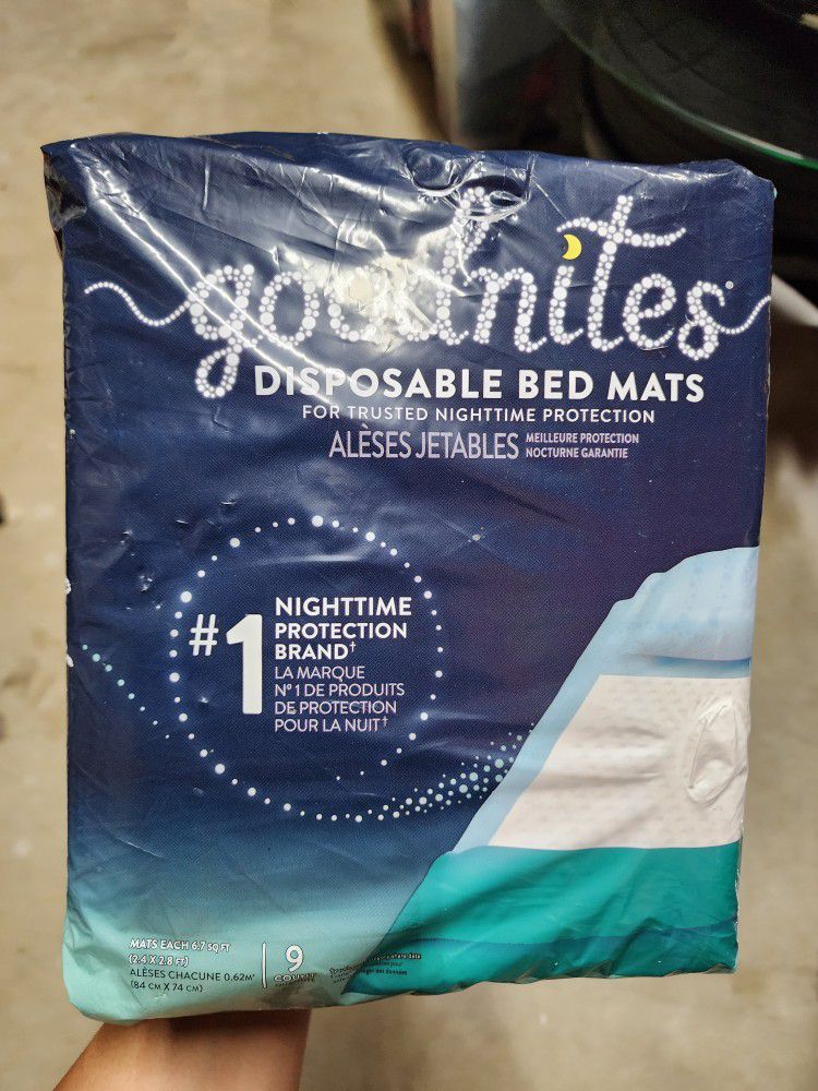 Goodnites Disposable Bed Mats For Bedwetting