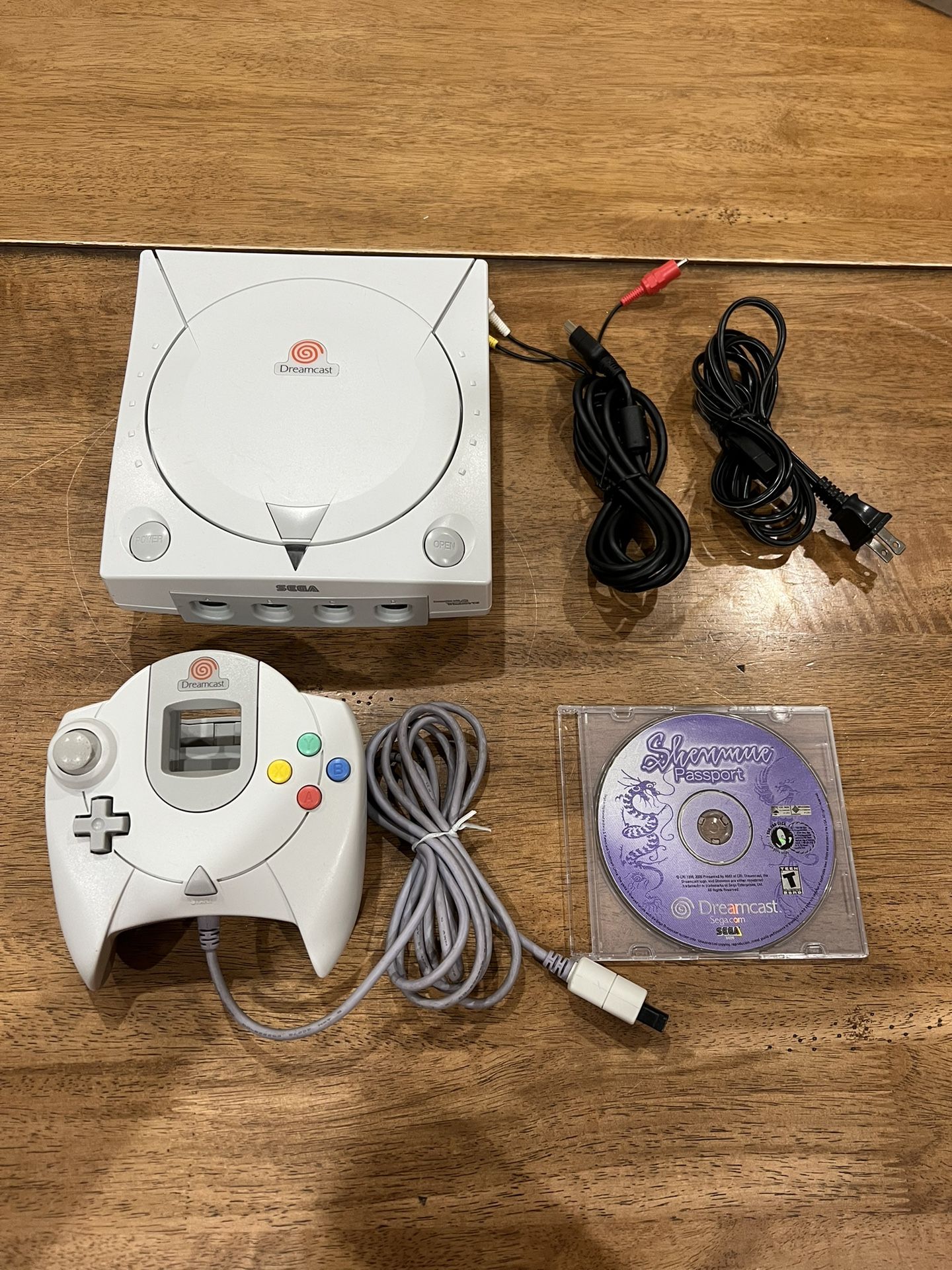 SEGA Dreamcast HKT-3020 Console System, OEM Controller & Game