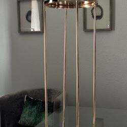 2pc gold metal centerpieces 