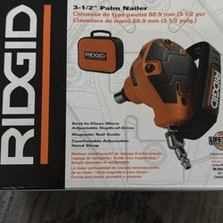 RIGID 3 1/2” Palm Nailer - NEW