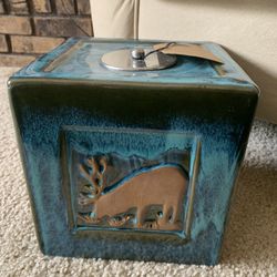 Ceramic Patio Table Fire Pot 