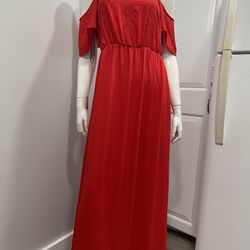 Women Dress, Color Red , Size: S , Price:$13 Pre-loved , Brand: Gibson Latimer