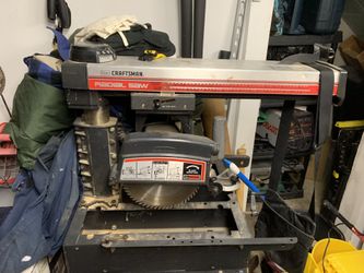 Craftsman Radial Arm Saw 2.5hp