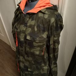 2APM AMERICAN STREET VISION CAMOUFLAGE HOODIE JACKET 