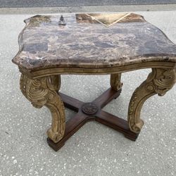 Marble Table Set