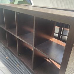 2 Wooden Bookshelves 