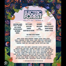 Electric Forest GA Wristband & Car Pass