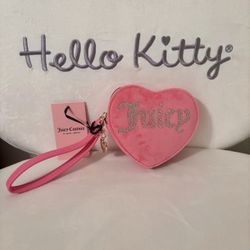 Juicy Couture PINK heart wallet