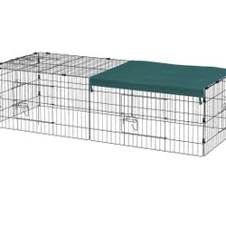 NIB Pawhut Small Animal Indoor/outdoor Metal Playpen/ Cage