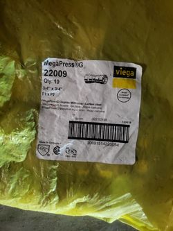 Vegas Megapress Gas Fittings 3/4"