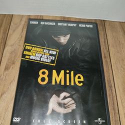 8 Mile (Full Screen Edition) DVD, Taryn Manning, Anthony Mackie, De'Angelo Wilso. Packaging has some wear from age and use. Sold as is.

