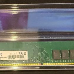 Memory – 1x8 GB Stick – ADATA 1Rx8 DDR4 UDIMM 2666 MT/s ECC
