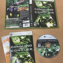 Command & Conquer 3: Tiberium Wars (Xbox 360, 2007) Complete