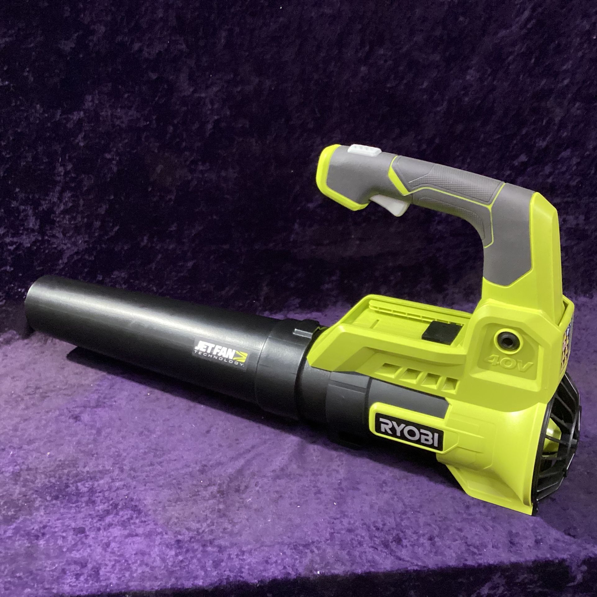 🛠🧰RYOBI 40V 110MPH/525CFM Variable-Speed Jet Fan Leaf Blower LIKE NEW!(Tool-Only)-$80!🧰🛠
