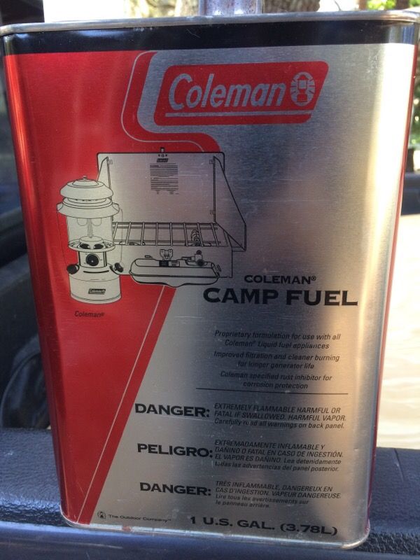 Coleman camp fuel