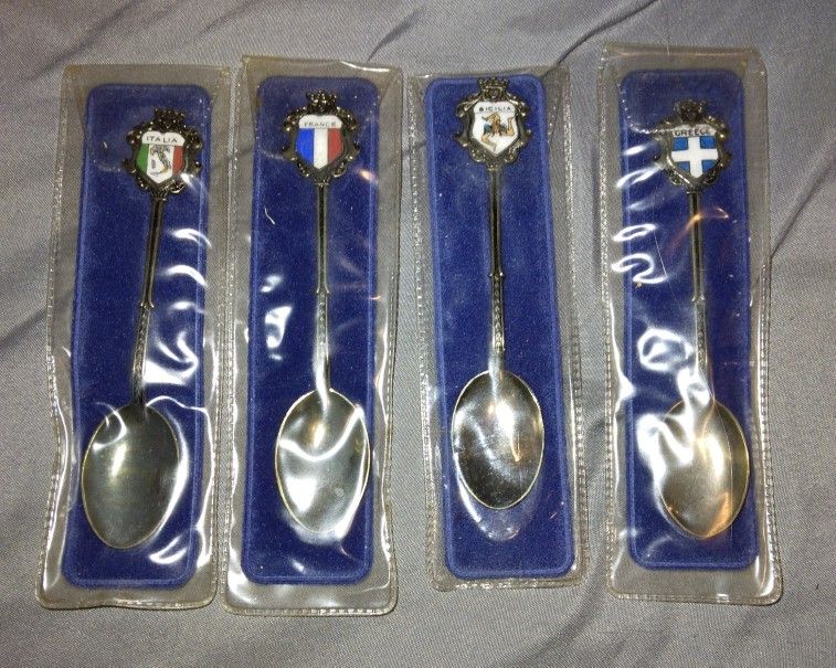 Souvenir Spoons (Set Of 4)