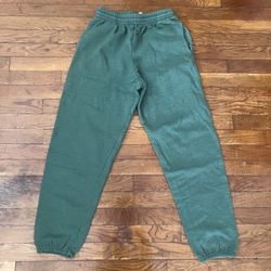 Fruit Of The Loom Men Joggers Pants S Small Green