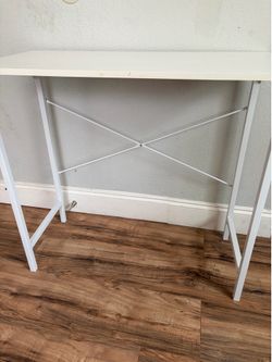 White desk