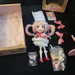 Dal Pullip Madoka Kaname Doll D-134 - Complete w/ Uniform Set & Box