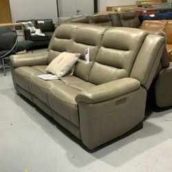 Power Sofa Recliner With Power Headrests