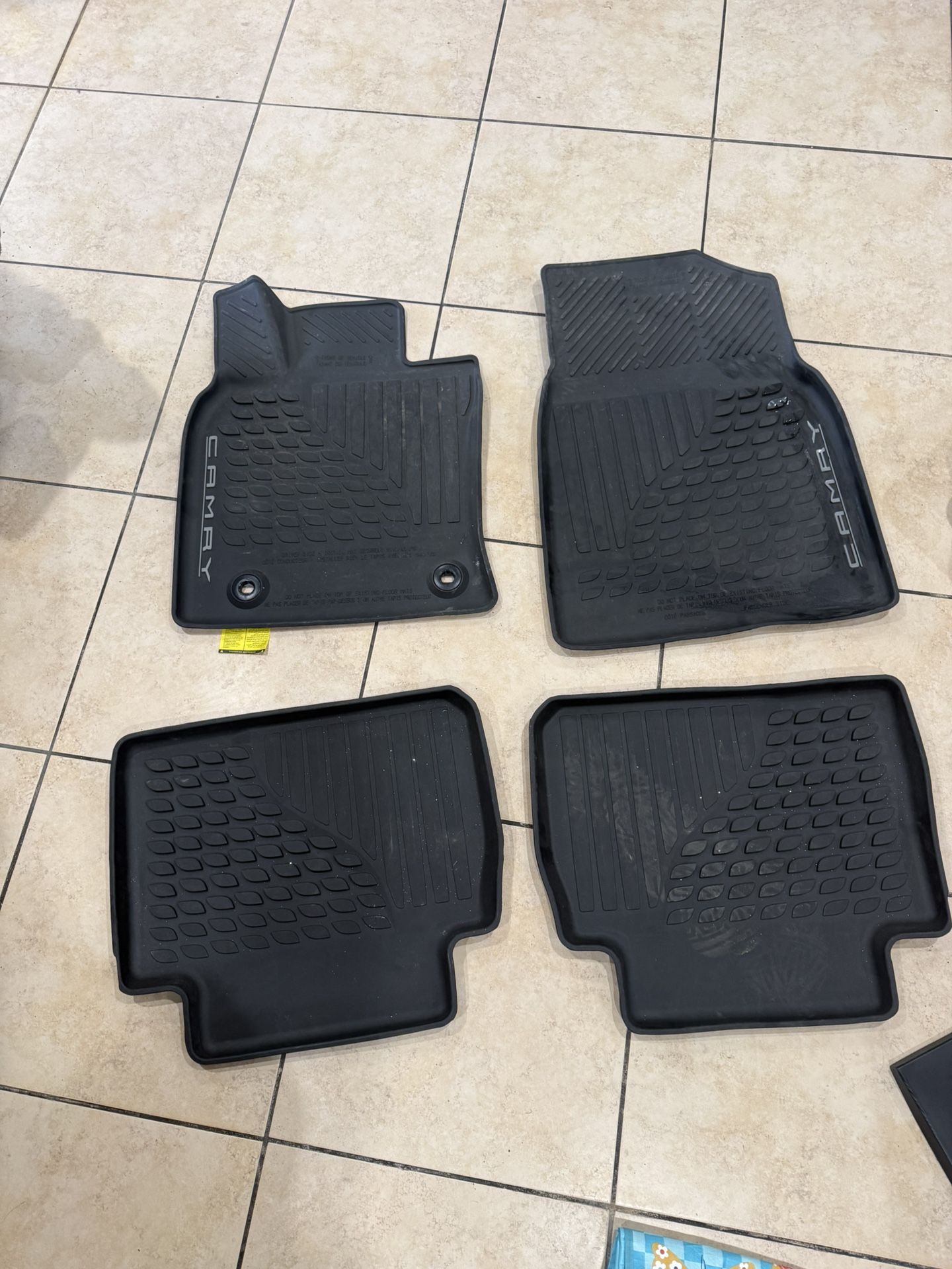 2018-2023 TOYOTA CAMRY - ALL WEATHER FLOOR MATS - OEM PART# PT(contact info removed)0