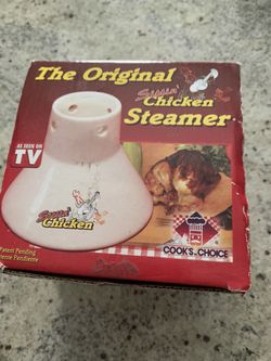 Brand new The Original Sittin Chicken Steamer Seen on TV Moist Grilled Baked