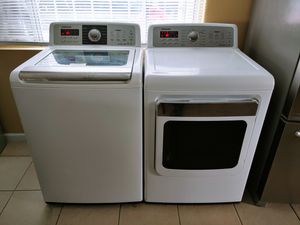Photo Samsung washer and gas dryer with steam cycles and sensor drying