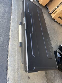 DECKED DTB2-BLK Full Size Truck Bed Tool Box Black 800 lb Crossover Storage