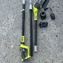Ryobi 18v 8 In Pole Saw Kit 