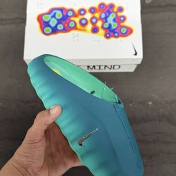 Nike Mind 001 Slide Geode Teal / Sail Colorway Size 6.5, 8, 10M Available