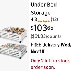 Under Bed Storage