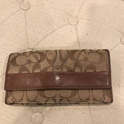 Coach large wallet