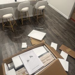 New Amazon table (box open)